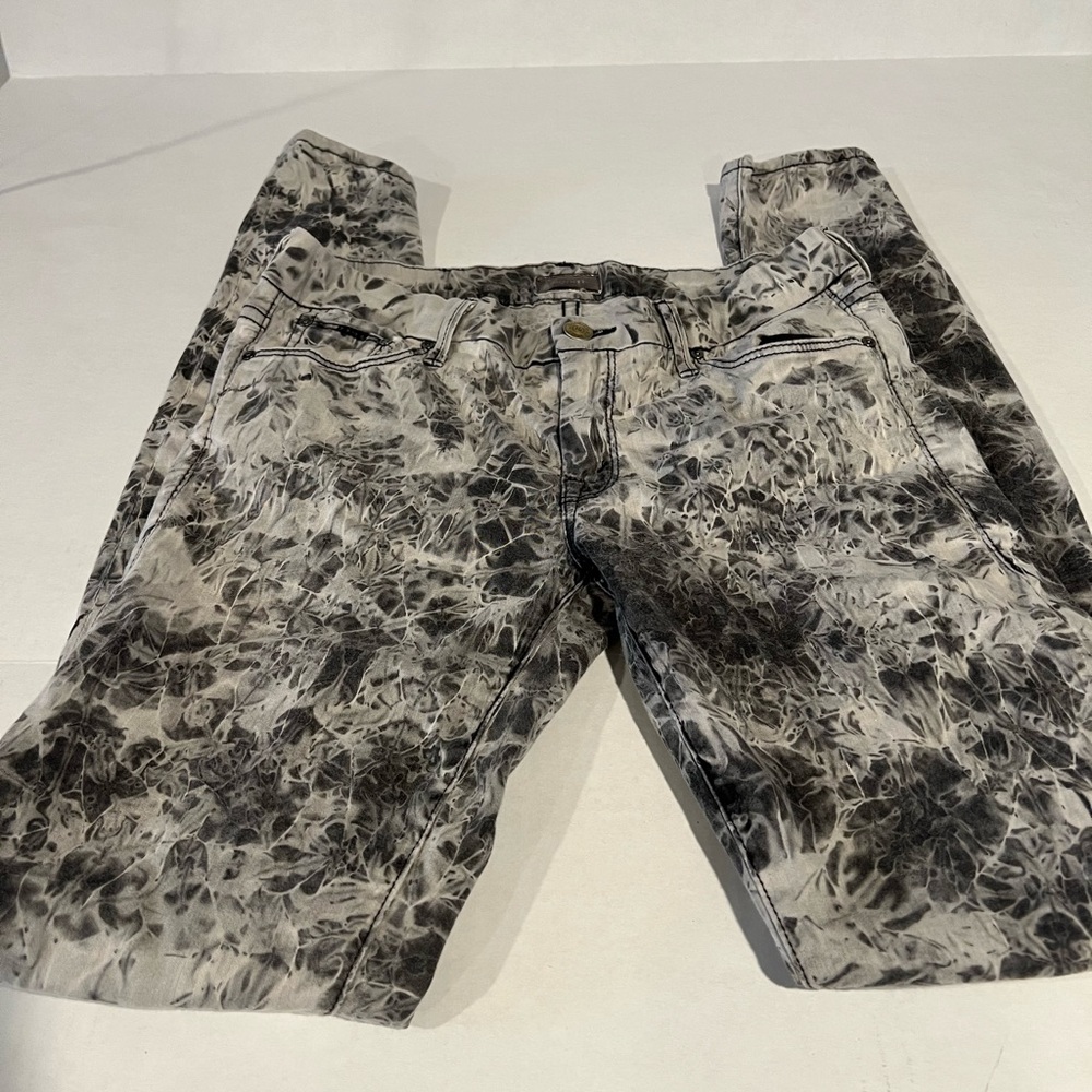 MOTHER Black and Gray Skinny Jeans
